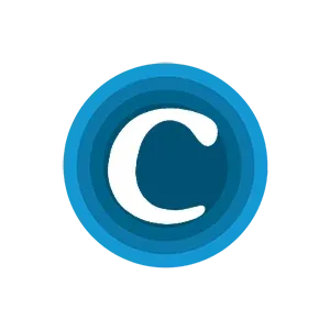 clashN 软件图标,蓝色圆形底上一个白色字母 C